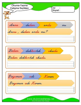 d sesi Grubu Çalışma Sayfaları